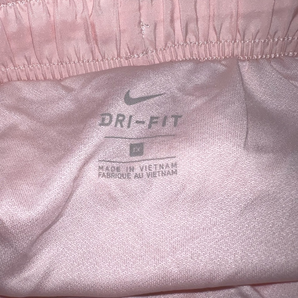 Pale Pink Nike Dri-Fit Shorts.